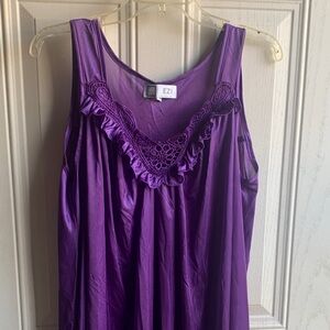 Women's Elegant Purple Chemise Gown l